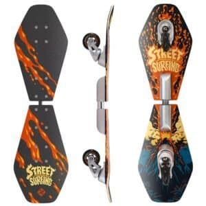 Street Surfing Wave Rider Volcano houten waveboard
