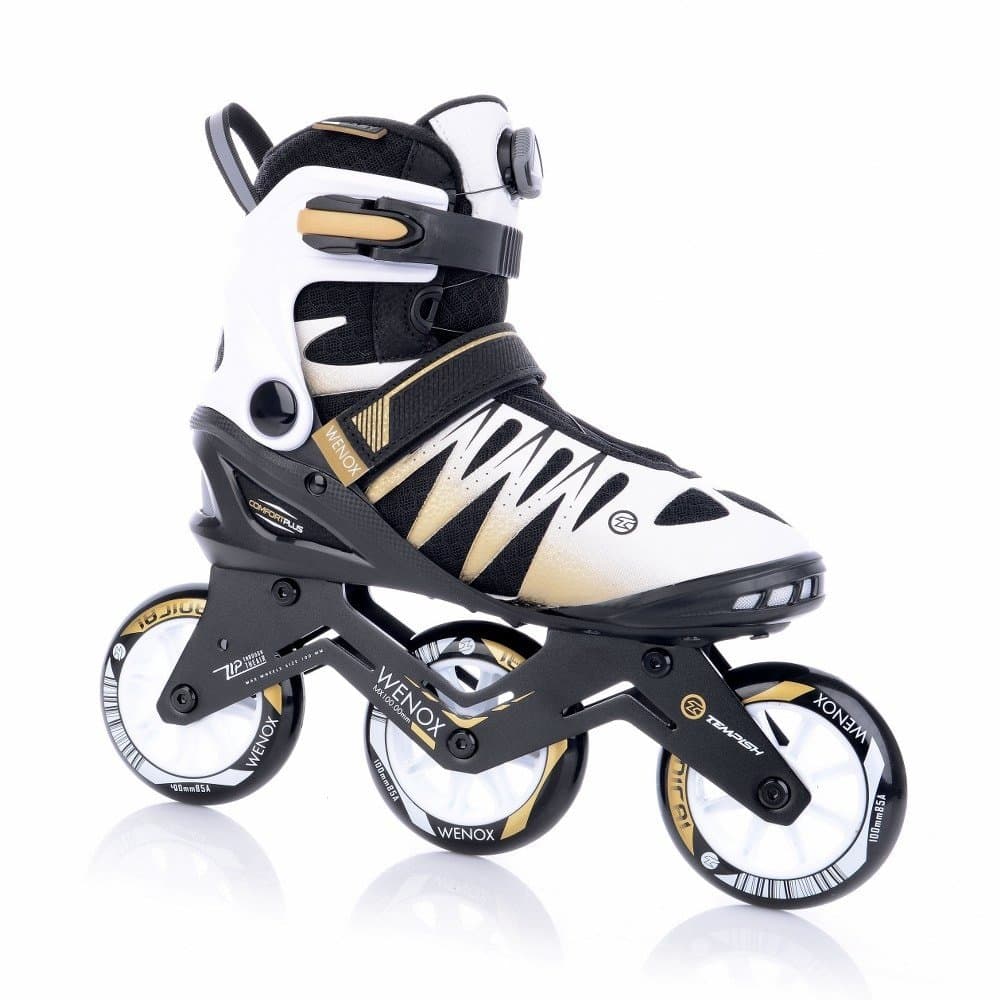 Tempish Wenox Top 100 Lady inline skates wit goud