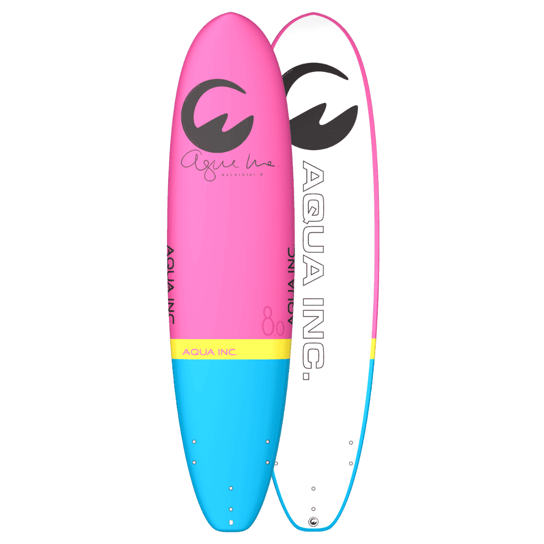 Kleurige surfplanken voor buitenplezier bij Winkel van Hugo.