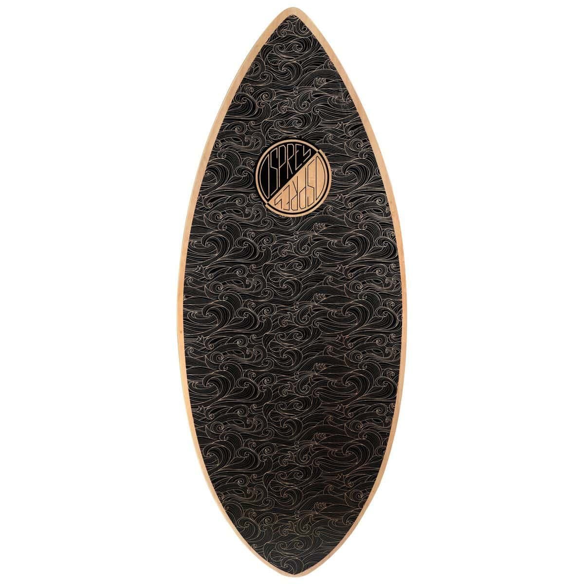 Kleine watergolven patron op skateboard voor buitenplezier.