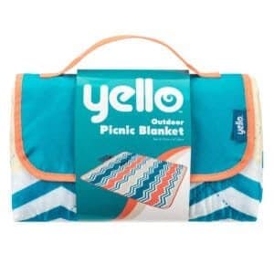 Klaar voor een picknick met de Yello outdoor picknickdeken, lichtgewicht en waterbestendig.