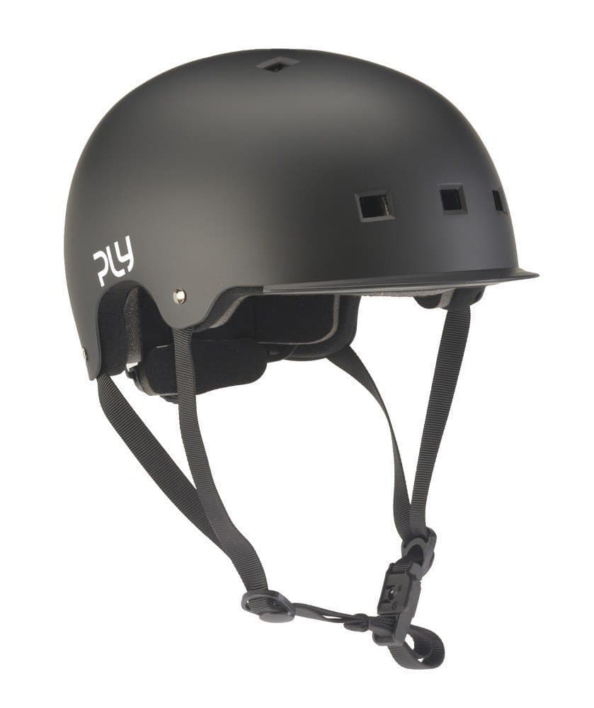 skatehelm PLY Plain met matte schaal en ventilatieopeningen