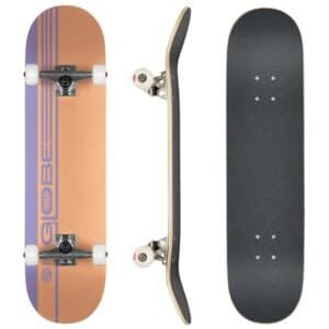 Globe G0 Strype Hard 7.75 Complete Skateboard – Dusty Orange / Lavender