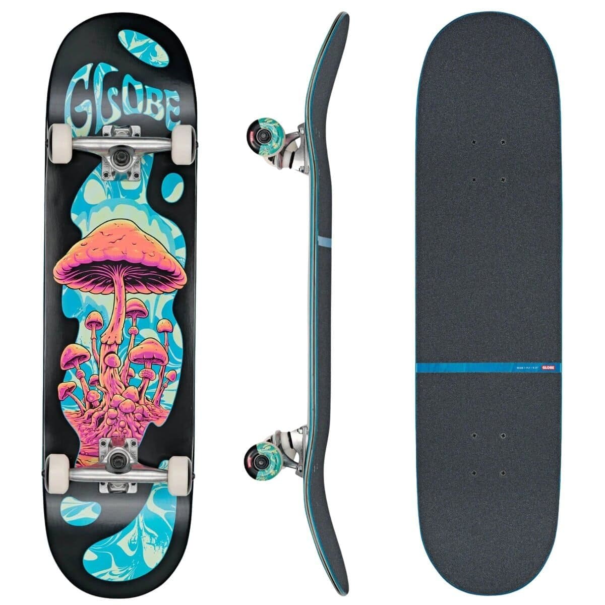 Globe G1 Mind Expansion 8.25″ – Black/Green – Complete skateboard