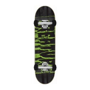 Creature Tattered Large skateboard 8.25 zwart groen complete setup