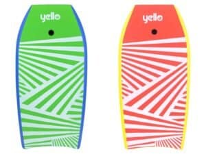 Afbeelding van 41" Slick Zig Zag Bodyboard – Blauw en Geel
