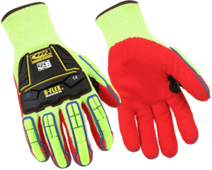 Reithandschuhe mit LED-Leuchten für Outdoor- und Sportaktivitäten.