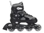 Champz black children's rollerblades - adjustable model size 29-40