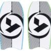 Farbenfrohe Skateboards mit geometrischem Design und klaren Linien für Spaß im Freien.