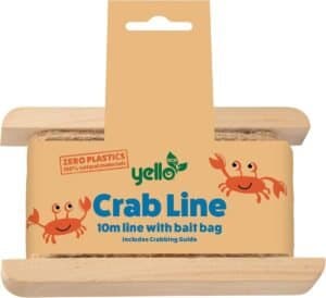Colour-free crab stick with eco-friendly packaging and matching bait bag. Perfect for shrimp and shellfish.