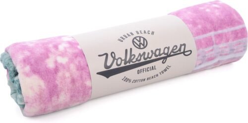 Urban Beach x Volkswagen® California Beetle Strandlaken - Myrtle Roze - 75 x 150 cm - Image 4