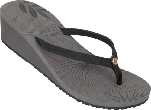 Cool Shoe Corp DREAM GRAY Teenslippers met Sleehak - Sportief Comfort