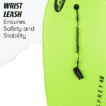 Laisse de poignet pour les planches de surf et les planches à eau pour plus de sécurité et de stabilité.