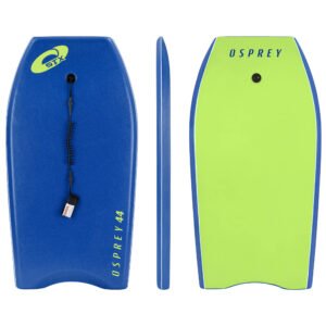 Opblaasbare skimboard met turquoise en groene kleur voor buitenplezier en waterpret.