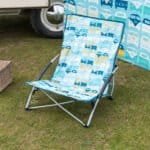 Volkswagen T1 Bulli beach chair at the campsite