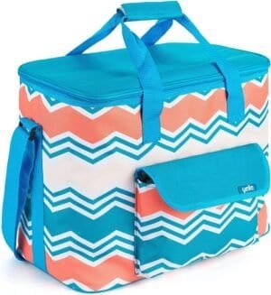 Yello 30 Liter Familien-Kühltasche - Picknick-Tasche - Zick-Zack