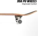 99A PU wielen skateboard – verbeterde controle en stijl voor buitenplezier.