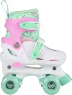 Champz pastel roller skates adjustable - side view size 27-30