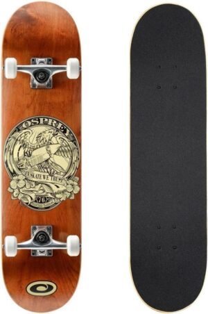 Osprey IN SK8 WE TRUST 31" Double Kick Skateboard - ABEC 7
