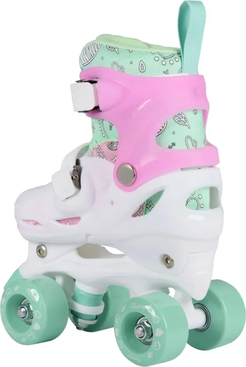 Champz Verstelbare Rolschaatsen 31-34 EU - Pastel Roze - Afbeelding 2