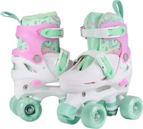 Champz Verstelbare Rolschaatsen 31-34 EU - Pastel Roze