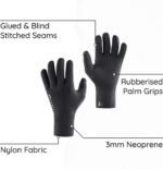 Antistatische werkhandschoenen met rubberen palm grips en gestikte naden voor precisie.