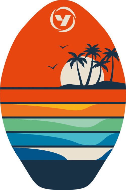 Yello 30" Houten Skimboard Sunset