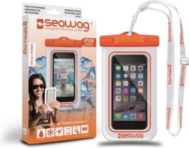 Seawag Waterdichte Smartphone Hoes 5.7" - Oranje/Wit