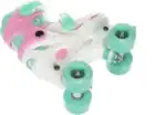 Patins à roulettes roses pour enfants - taille 31-34