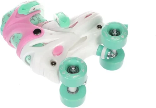 Champz Verstelbare Rolschaatsen 31-34 EU - Pastel Roze - Afbeelding 4