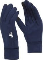 Heat-resistant ski gloves for outdoor activities and winter sports.