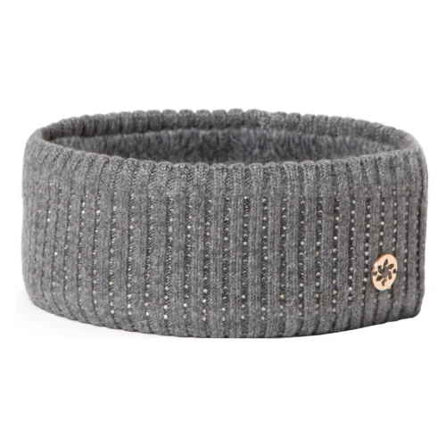 Granadilla Danton Hoofdband - Parelgrijs - Strass en Teddyfleece