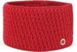 Scarf or neck warmer in red, warm and stylish for outdoor use.