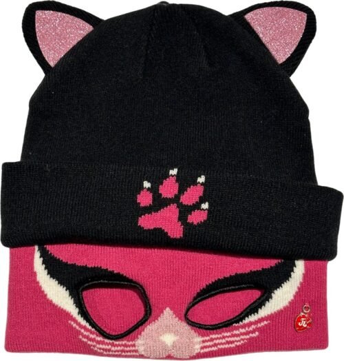 Jail Jam Super Cat Girl meisjesmuts - Masker & schattig kattenontwerp