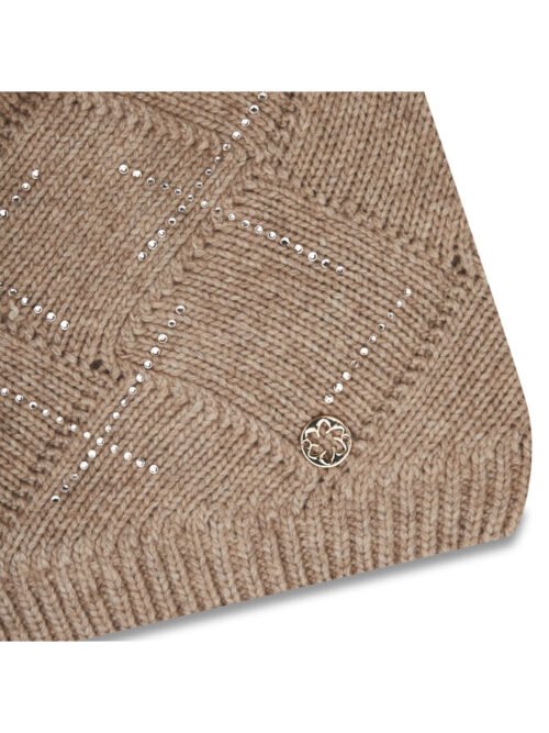 Granadilla Bourdon Beanie - Beige - Wolmix & Swarovski - Afbeelding 2