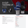 Oxka X-Cut Thermo IP Arbeitshandschuhe zum Schutz mit Nitrilbeschichtung.