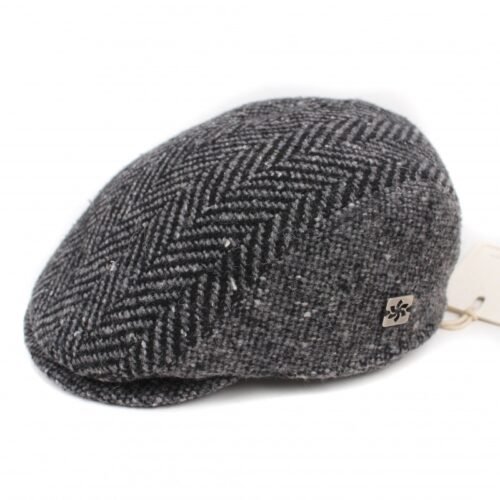 Granadilla Flat Cap - Grijs Gemêleerd - Met Oor- en Nekbescherming