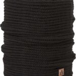 Warm snowboarding neckwarmer in black, ideal for winter outdoor sports.