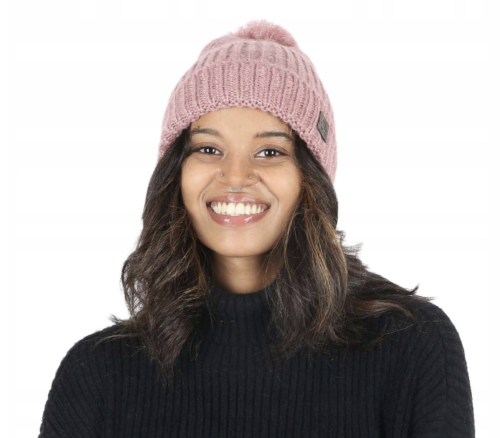 Jail Jam Bubble Wintermuts - Roze - Met Pompon - Afbeelding 3