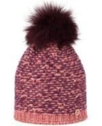 Bonnet Flyn de Granadilla - violet - Pompon interchangeable
