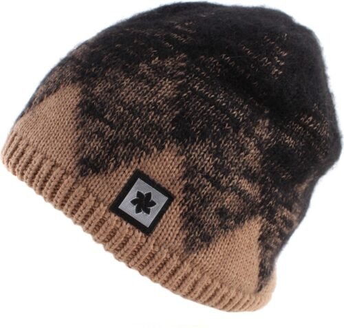 Granadilla Clark Beanie - Camel/Zwart - Warme Voering