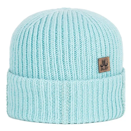 Jail Jam Utec Beanie - Luxe Muts - Aqua - Lurex Details