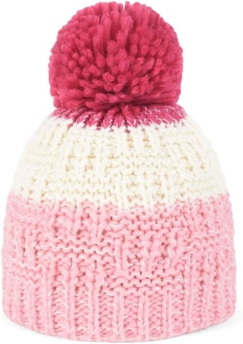 Jail Jam Chulainn Beanie met Pompon - Roze - Kids 5-10 Jaar