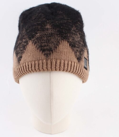 Granadilla Clark Beanie - Camel/Zwart - Warme Voering - Afbeelding 5