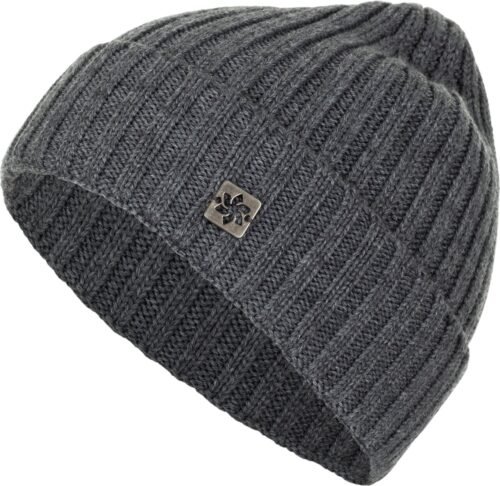 Granadilla Wool Beanie herenmuts - Merinowol & acrylmix