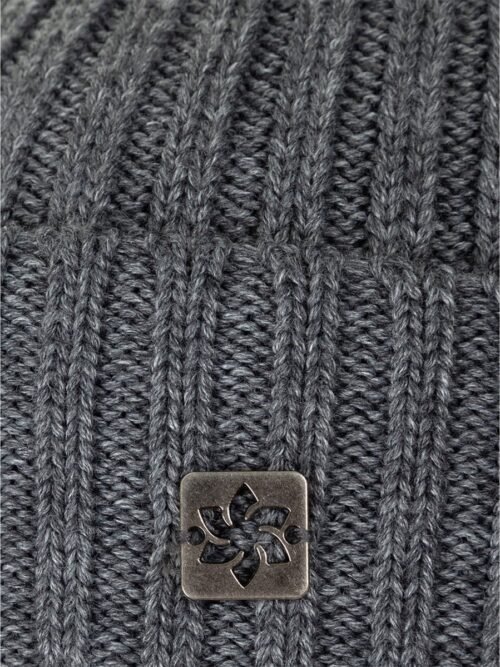 Granadilla Wool Beanie herenmuts - Merinowol & acrylmix - Afbeelding 2