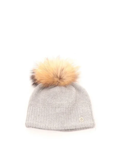 Granadilla Sparkle Beanie - Grijs met Pailletten - Luxe Winterlook