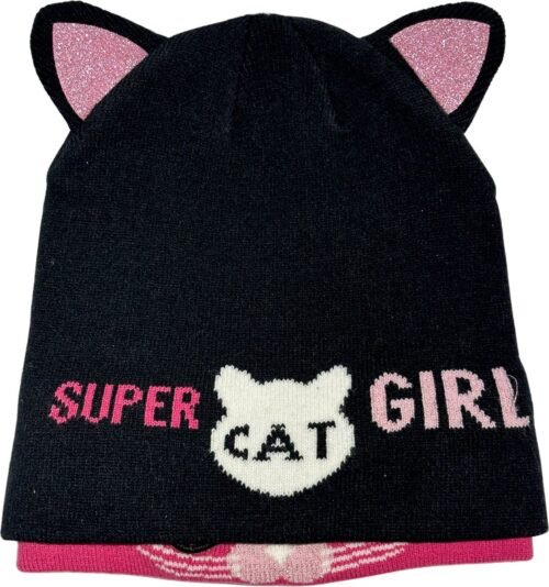 Jail Jam Super Cat Girl meisjesmuts - Masker & schattig kattenontwerp - Afbeelding 2