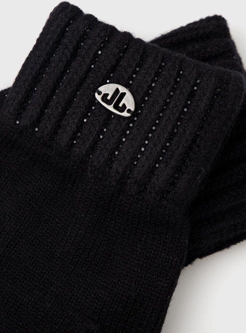 Ski gloves with logo detail, warm and comfortable for winter activities.