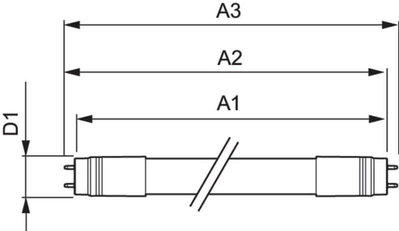 Hogekwaliteit skateboard of surfplank met gedetailleerde afmetingen, geschikt voor buitenplezier.
